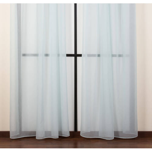 Curtain composed of 2 tent 160x290cm Alce8 fabric (light blue)