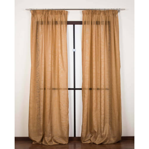 Tenda composta da 2 Teli 160x295cm in Tessuto VaniaA (giallo)