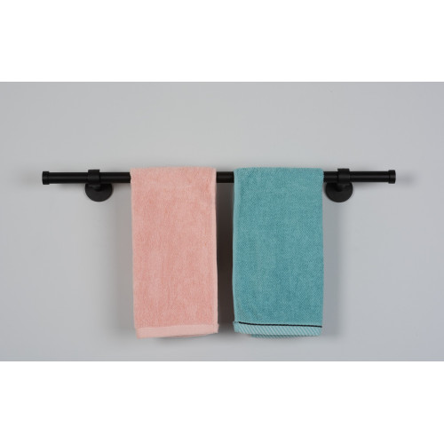 Towel Holders in Black Steel Ø 20mm