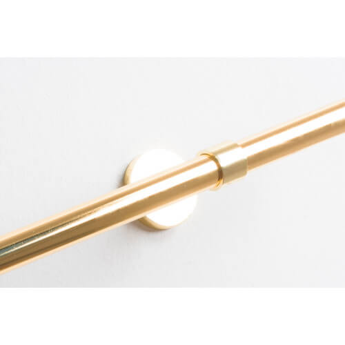 Handlauf Durchmesser Ø 20mm Glanz Messing mit Led Cob Farbe Naturweiß