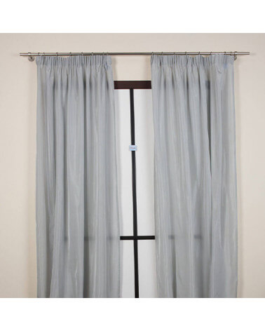 Curtain composed of 2 tent 145x295cm Lorient103 fabric (grey)