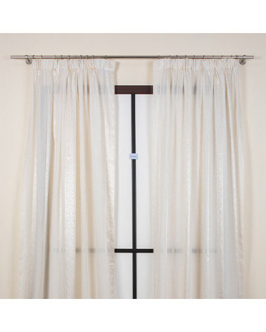 Curtain composed of 2 tent 160x290cm UTE fabric (beige)