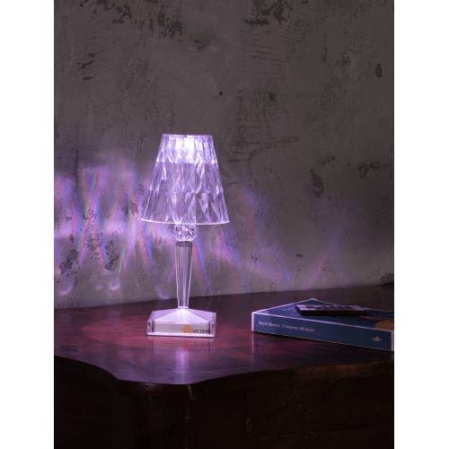 Lampe de table en plexiglas