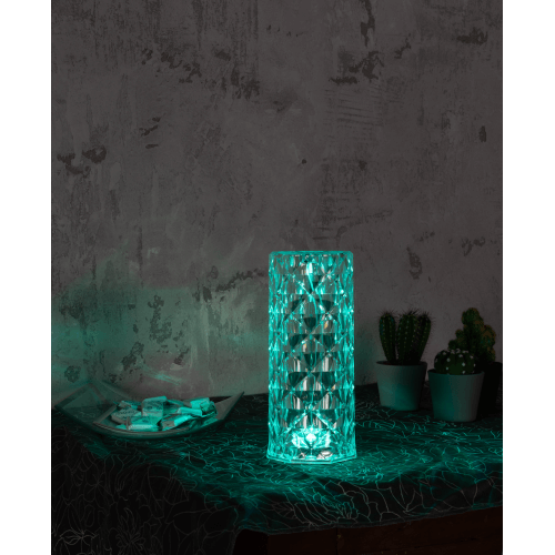 Lampada da Tavolo (Pisa) in Plexiglass a Led
