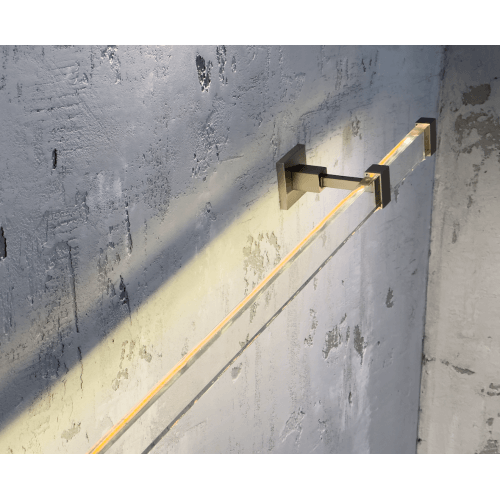 Handrails 31x11mm in Plexiglass with Led Cob