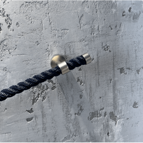 Main courante extérieure en corde Bleu Ø 26 mm
